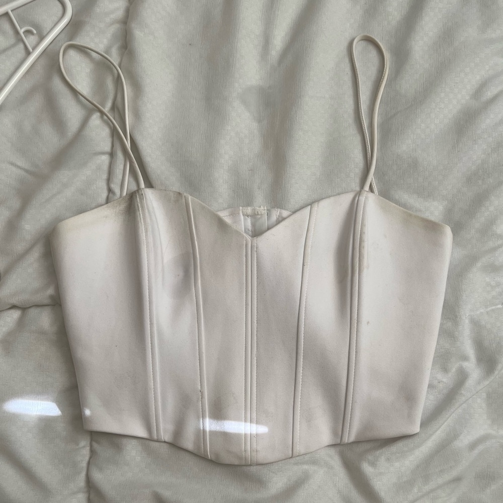 zara corset top